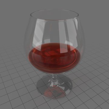 Glass of brandy