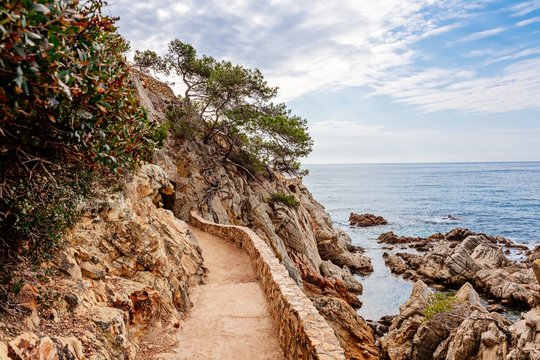 Cami de Ronda tourist track in Lloret de Mar