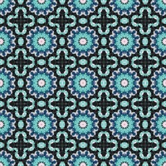 seamless wallpaper pattern with dark slate gray, medium aqua marine and light gray colors. can be used for cards, posters, banner or texture fasion design