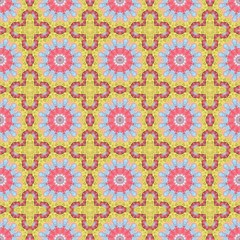 abstract floral burly wood, dark khaki and light blue color pattern. seamless decorative backdrop for banner, cards, poster or creative fasion design