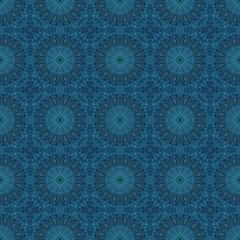 seamless wallpaper pattern with teal blue, midnight blue and steel blue colors. can be used for cards, posters, banner or texture fasion design