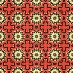 seamless wallpaper pattern with coffee, dark slate gray and tomato colors. can be used for cards, posters, banner or texture fasion design