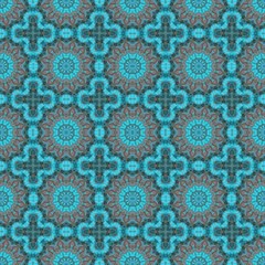 abstract floral teal blue, slate gray and medium turquoise color pattern. seamless decorative backdrop for banner, cards, poster or creative fasion design
