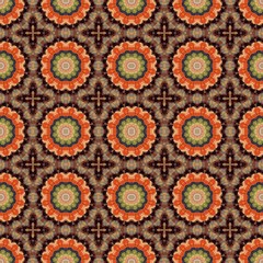 abstract pastel brown, black and peru seamless pattern. can be used for wallpaper, poster, banner or texture design