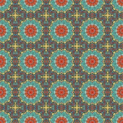 abstract teal blue, dark salmon and medium aqua marine seamless pattern. can be used for wallpaper, poster, banner or texture design