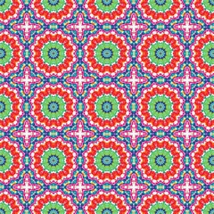 seamless wallpaper pattern with teal blue, crimson and lavender colors. can be used for cards, posters, banner or texture fasion design