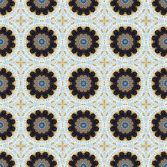 abstract floral dark slate gray, light gray and peru color pattern. seamless decorative backdrop for banner, cards, poster or creative fasion design