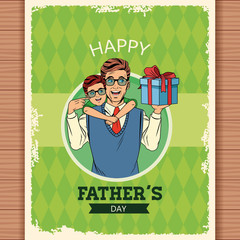 Happy fathers day card © Jemastock
