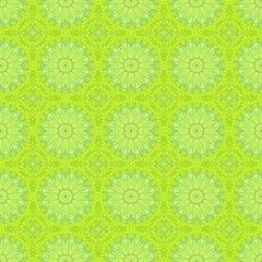 abstract floral green yellow, pale green and yellow green color pattern. seamless decorative backdrop for banner, cards, poster or creative fasion design