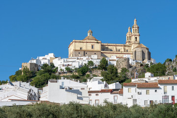 Fototapeta premium Olvera, municipio español de la provincia de Cádiz, en la comunidad autónoma de Andalucía