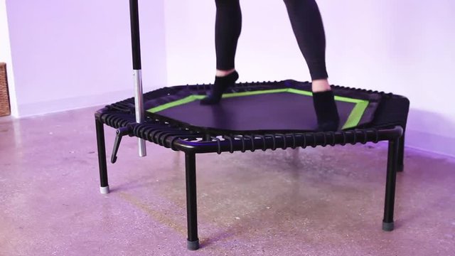 mini trampoline, bungee based, rebounder, rebounding, fitness, boutique, cardio, jumping