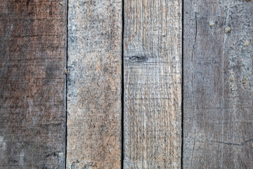 Old Weathered Grayish Vertical Wooden Panels