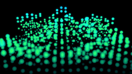 Big data digital code, Computer generated 