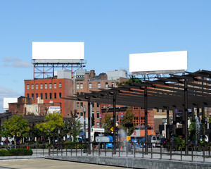 Rooftop Billboards in the City