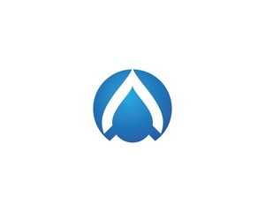 water drop Logo Template