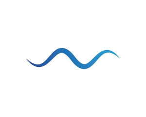 Water wave Logo Template