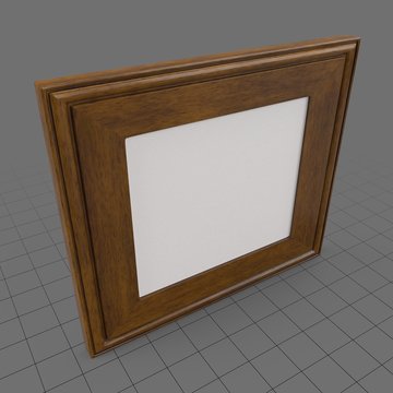 Square wooden frame