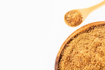 Grated raw unrefined cane sugar - Saccharum officinarum.