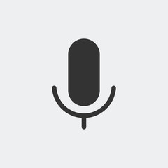Microphone icon vector