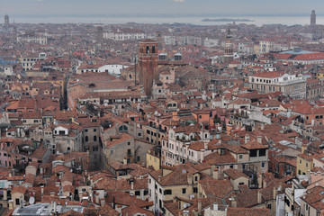 Fototapeta na wymiar venetian roofs 3