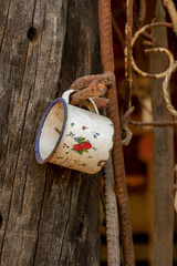 vintage house and garden decoration