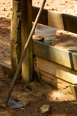 tools working on a farm