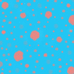 Teal and coral watercolor background 