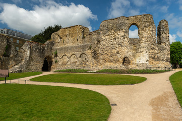 Fototapeta na wymiar Abbey Ruins, Reading Berkshire United Kingdom