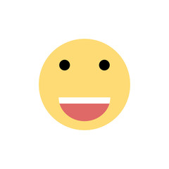 Smile icon vector