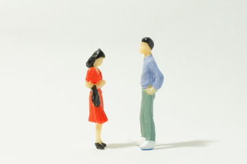 口論するカップル