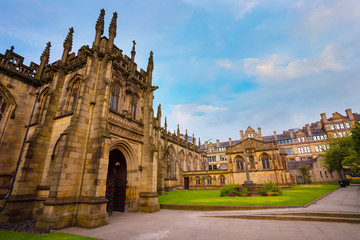 Manchester Cathedral in Manchester, UK