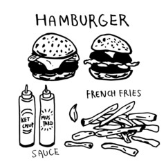 HAMBURGER SAUCE FRIES