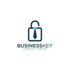 Business Key Logo - Vector logo template