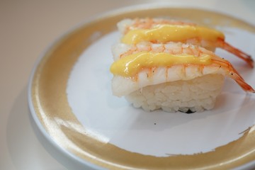 Ebi Nigiri with Cheese
