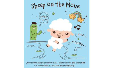 cute sheep doodle