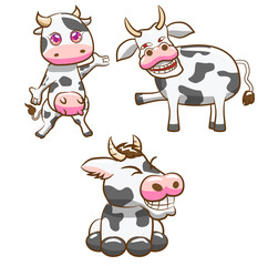 cow set clipart