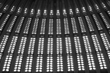 Black and white abstract architecture background