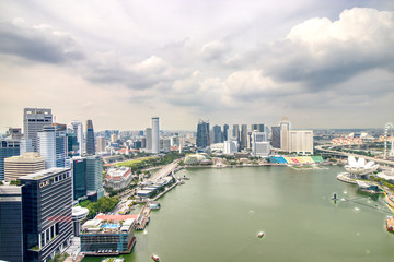 view of the downtown core of Singapur 