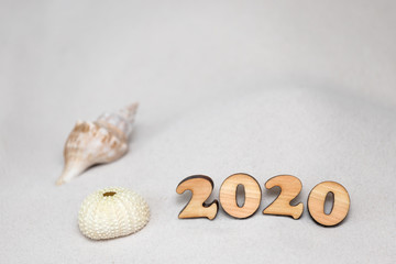 2020年　白い砂　背景素材