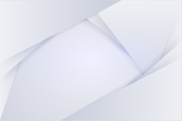 Obraz premium Abstract geometric white and gray color material frame layout modern tech with layer background