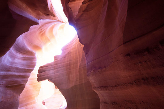 Lower slot canyon in Arizona is an amazing place to visit with light bouncing off the wall creating nature abstract artwork. Your camera ISO should be set to 800 plus with a fast lens for a good image