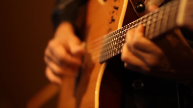 flamenco guitar player hands