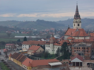 Fototapeta premium view of marija bistrica croatia