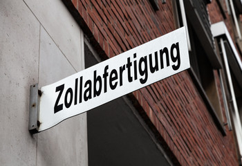 Obraz premium Zollabfertigung