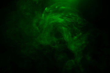 Fototapeta na wymiar green smoke texture background