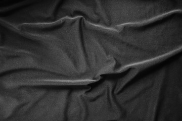 Fototapeta premium black silk cloth background,black fabric cotton