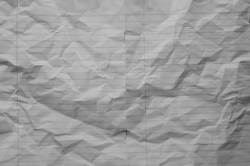 crumpled paper notebook letter texture background