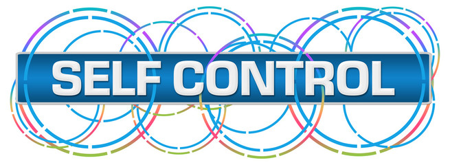 Self Control Colorful Random Rings Horizontal 