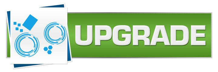 Upgrade Green Blue Technology Block 