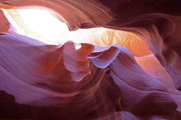 The lower slot canyon in Arizona is a natural wonder and should be on your bucket list. A slight change of angle on the lighting will gave you variable color on your images.No tripod are allowed.